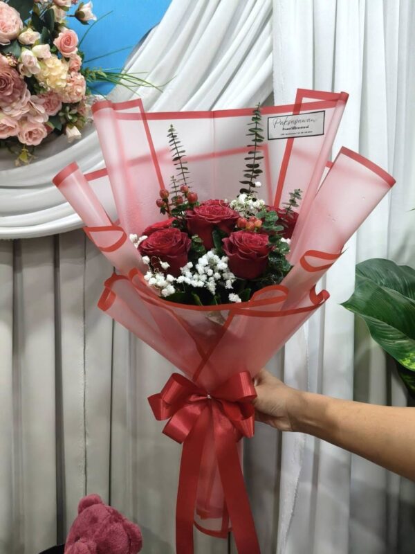 P012-กุหลาบแดง นอก